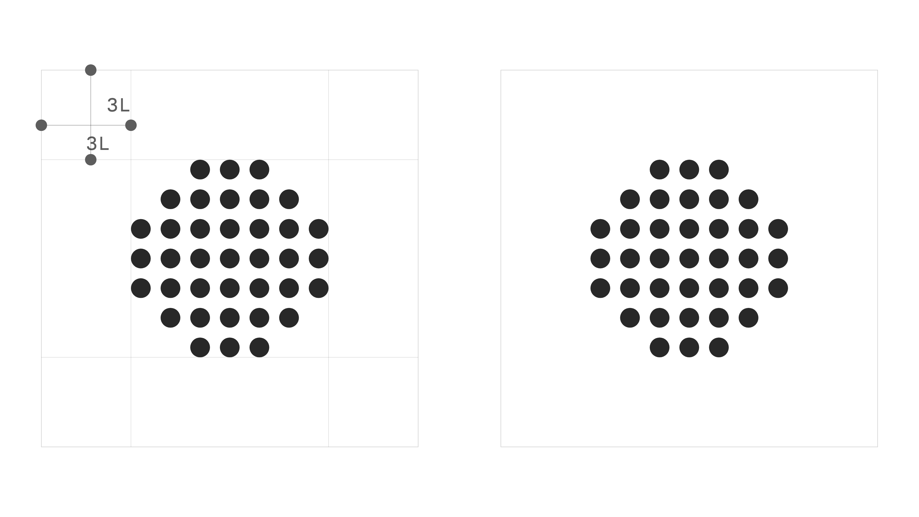 Lightfast symbol square clearspace construction and preview.