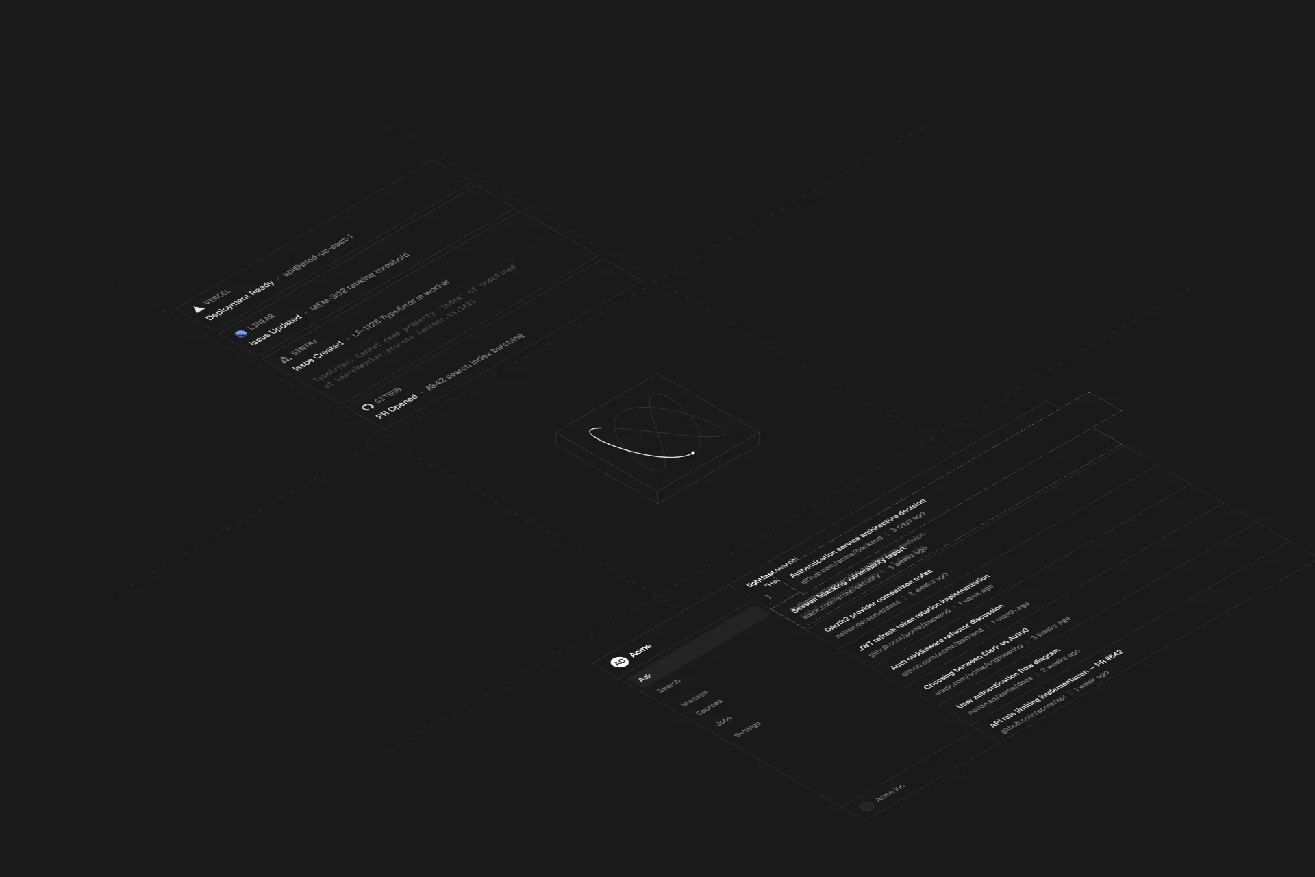 Data flows through the Lightfast engine