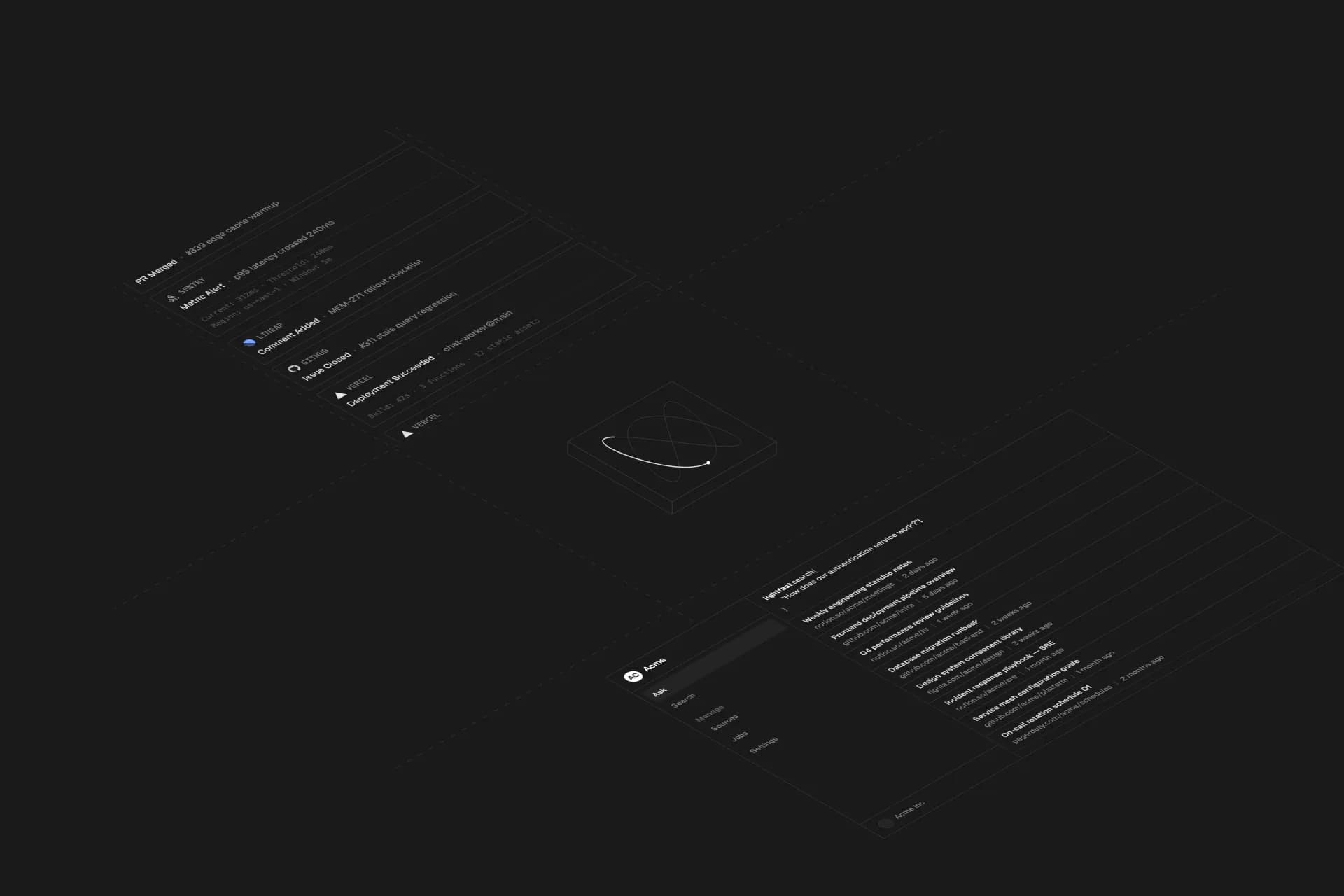 Data flows through the Lightfast engine
